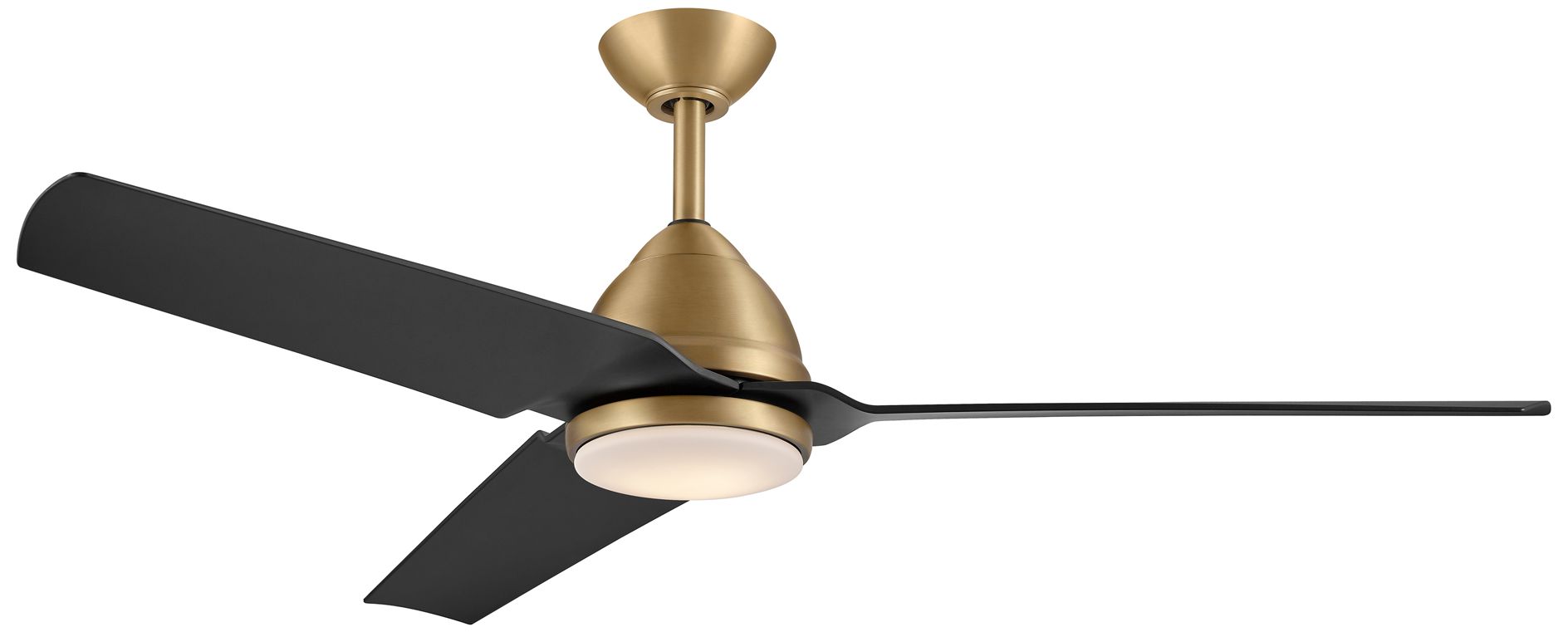 Image 3 Minka-Aire Java 54-in LED Legacy Brass and Black 3-Blades Ceiling Fan more views