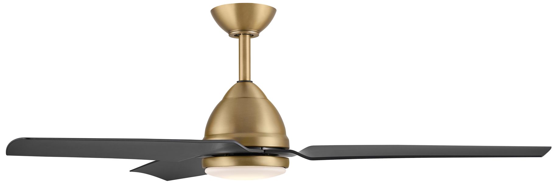 Minka-Aire Java 54-in LED Legacy Brass and Black 3-Blades Ceiling Fan
