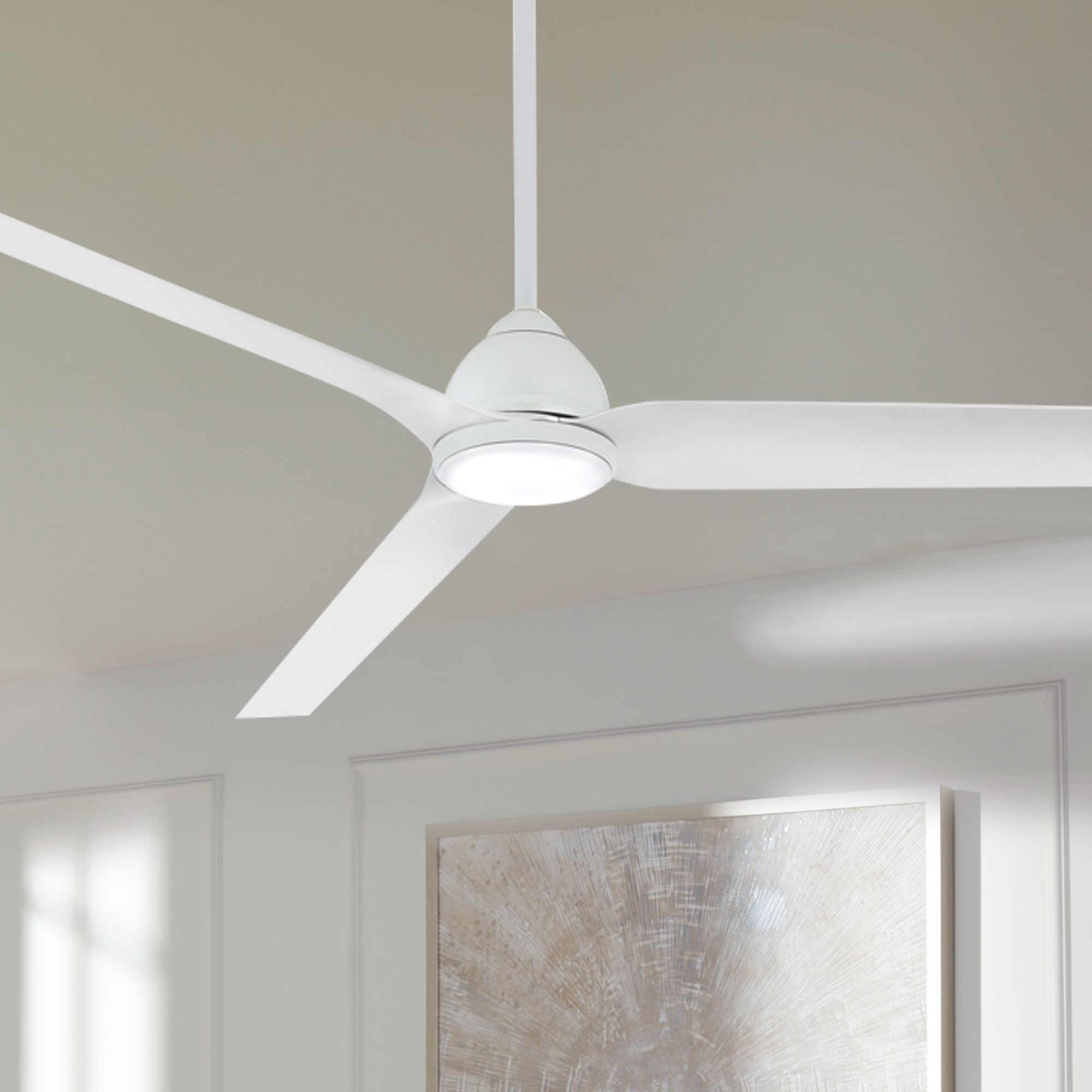 Thumbnail1 of Minka-Aire Java Extreme 84-inch LED Flat White Smart Ceiling Fan