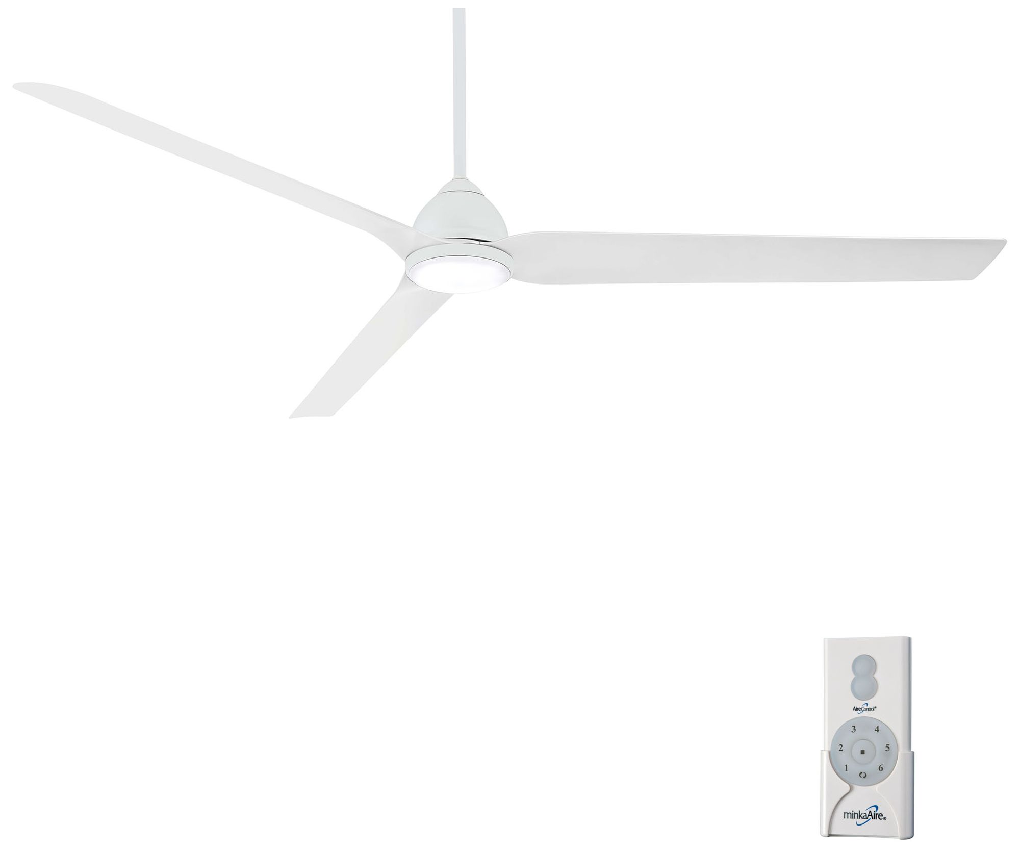 Thumbnail3 of Minka-Aire Java Extreme 84-inch LED Flat White Smart Ceiling Fan more views