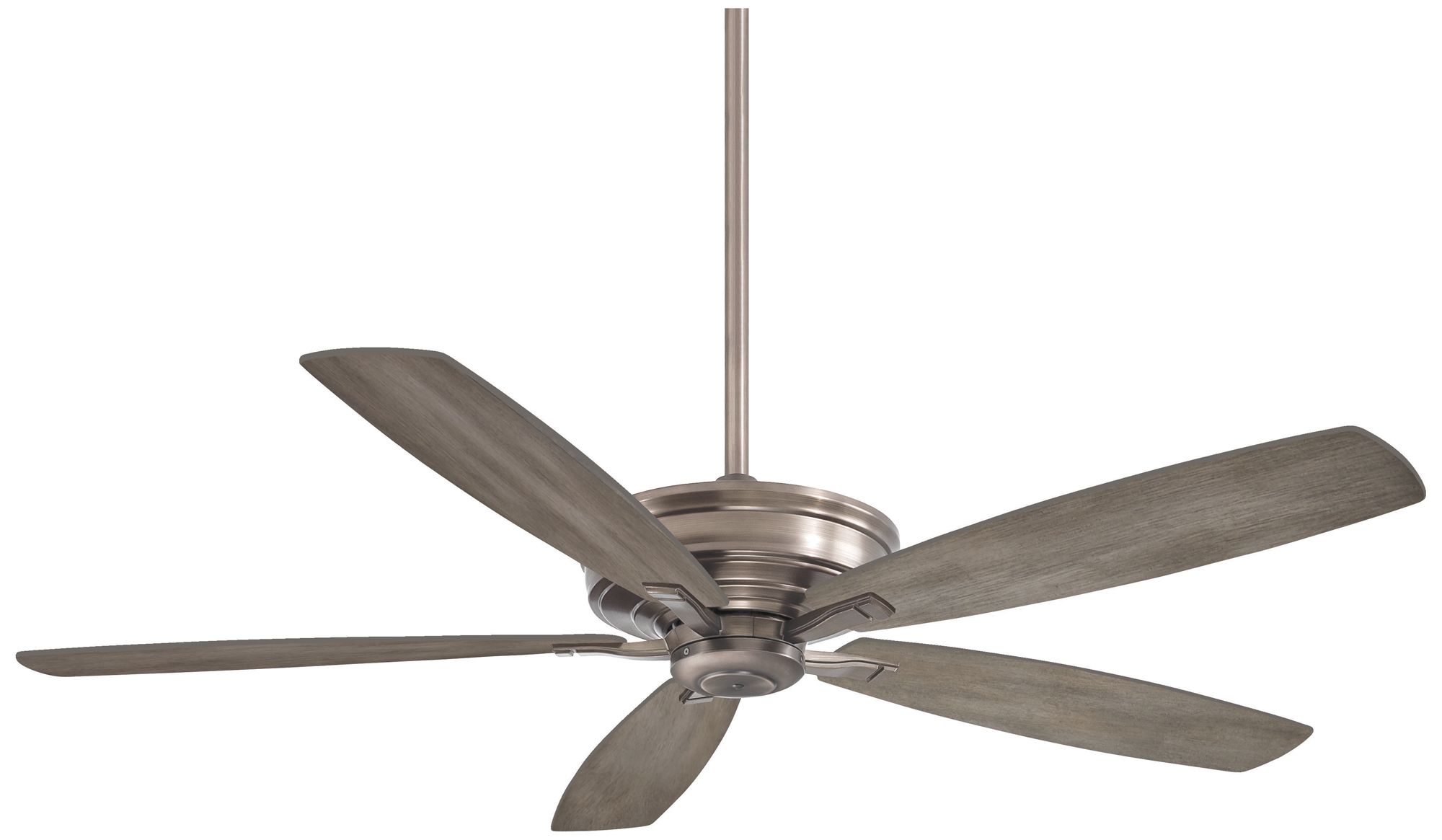 Image 2 Minka Aire Kafe XL 60-in Burnished Nickel Ceiling Fan, 5 Blades, indoors