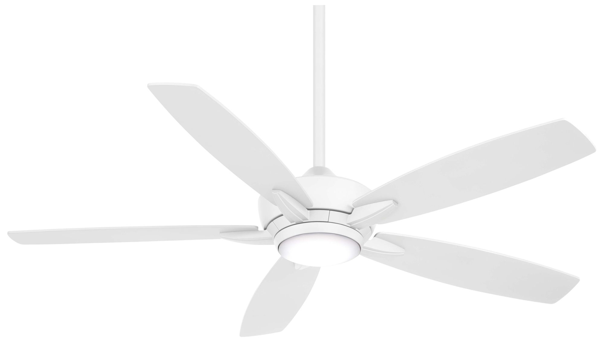 Image 2 Minka Aire Kelvyn 52-inch LED Flat White Ceiling Fan