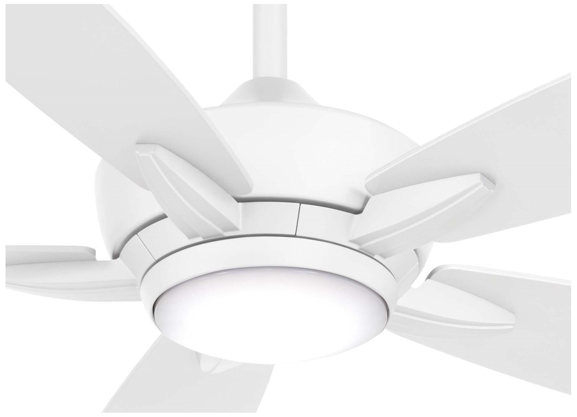 Image 3 Minka Aire Kelvyn 52-inch LED Flat White Ceiling Fan more views