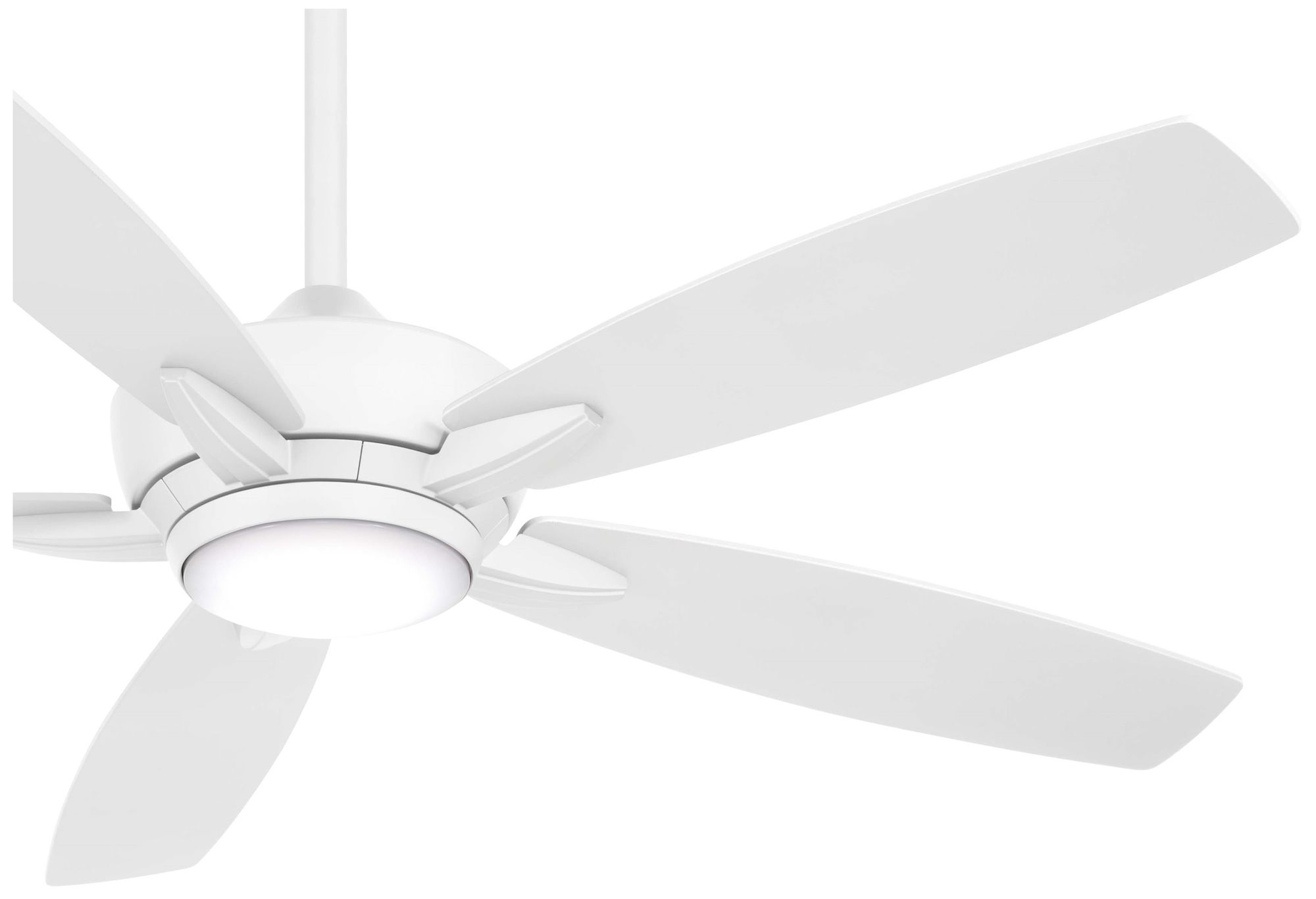 Image 4 Minka Aire Kelvyn 52-inch LED Flat White Ceiling Fan more views