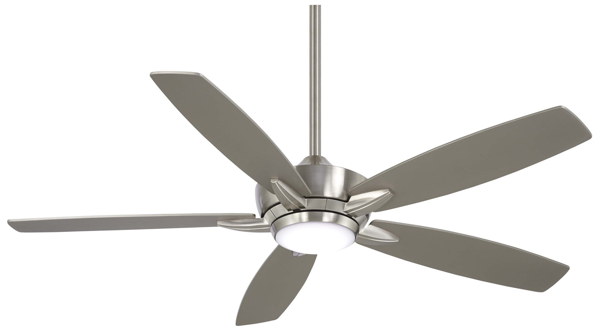 Image 2 Minka Aire Kevlyn 52-inch LED Brushed Nickel Ceiling Fan