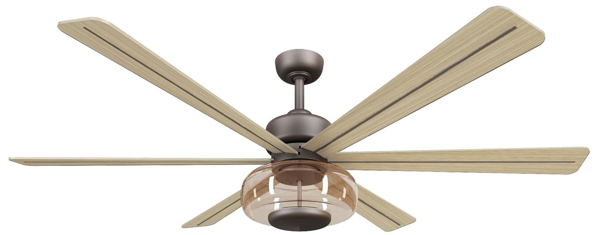 Thumbnail2 of Minka Aire Ligero 60-in CCT LED Dark Bronze Indoor 6-Blade Ceiling Fan