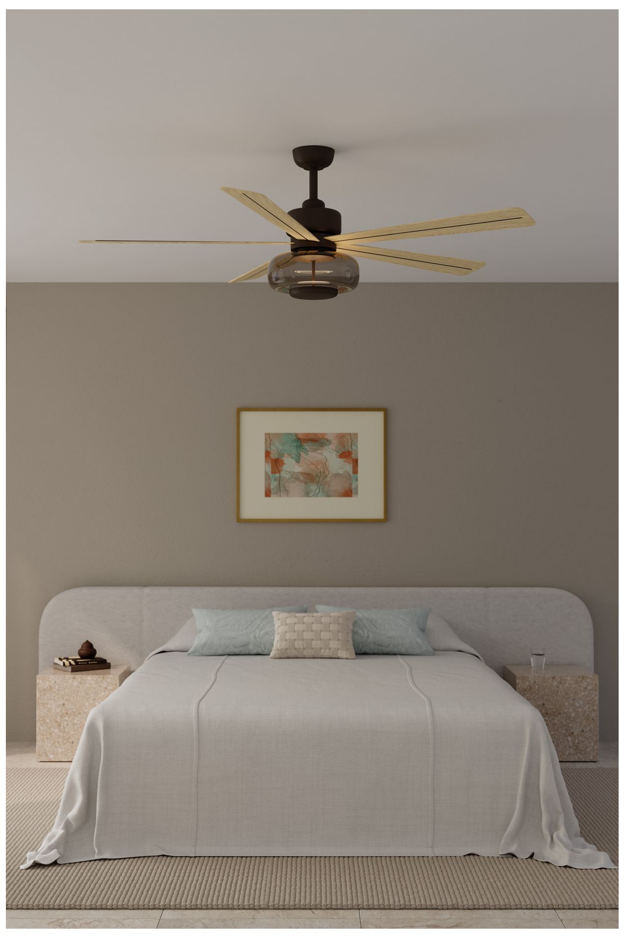 Thumbnail4 of Minka Aire Ligero 60-in CCT LED Dark Bronze Indoor 6-Blade Ceiling Fan more views