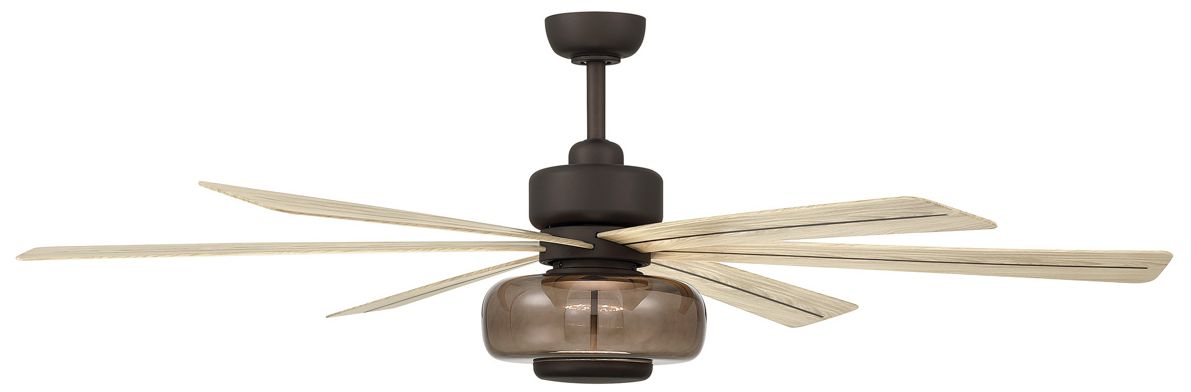Minka Aire Ligero 60-in CCT LED Dark Bronze Indoor 6-Blade Ceiling Fan