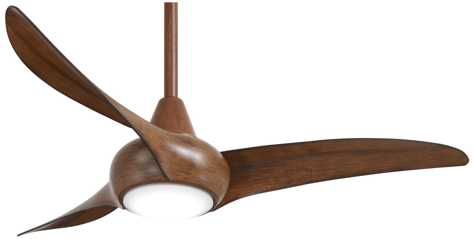 Minka Aire Light Wave 44-in LED Distressed Koa Ceiling Fan