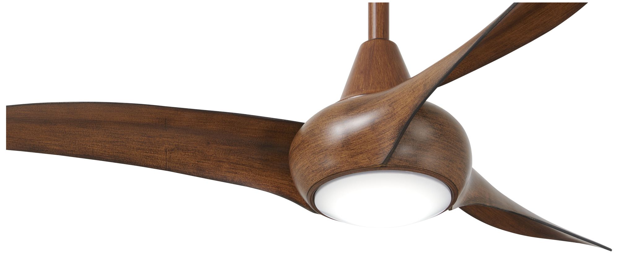 Image 4 Minka Aire Light Wave 44-in LED Distressed Koa Ceiling Fan more views