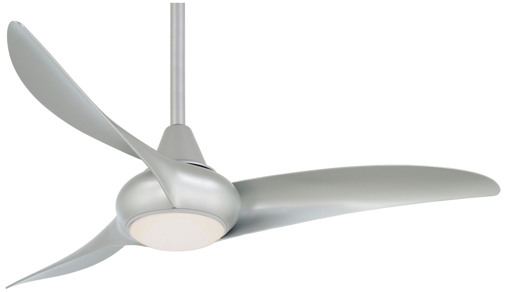 Minka Aire Light Wave 44-in LED Silver Ceiling Fan