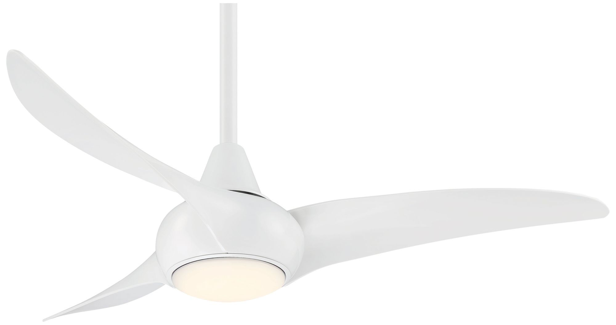 Image 2 Minka Aire Light Wave 44-inch LED White Ceiling Fan