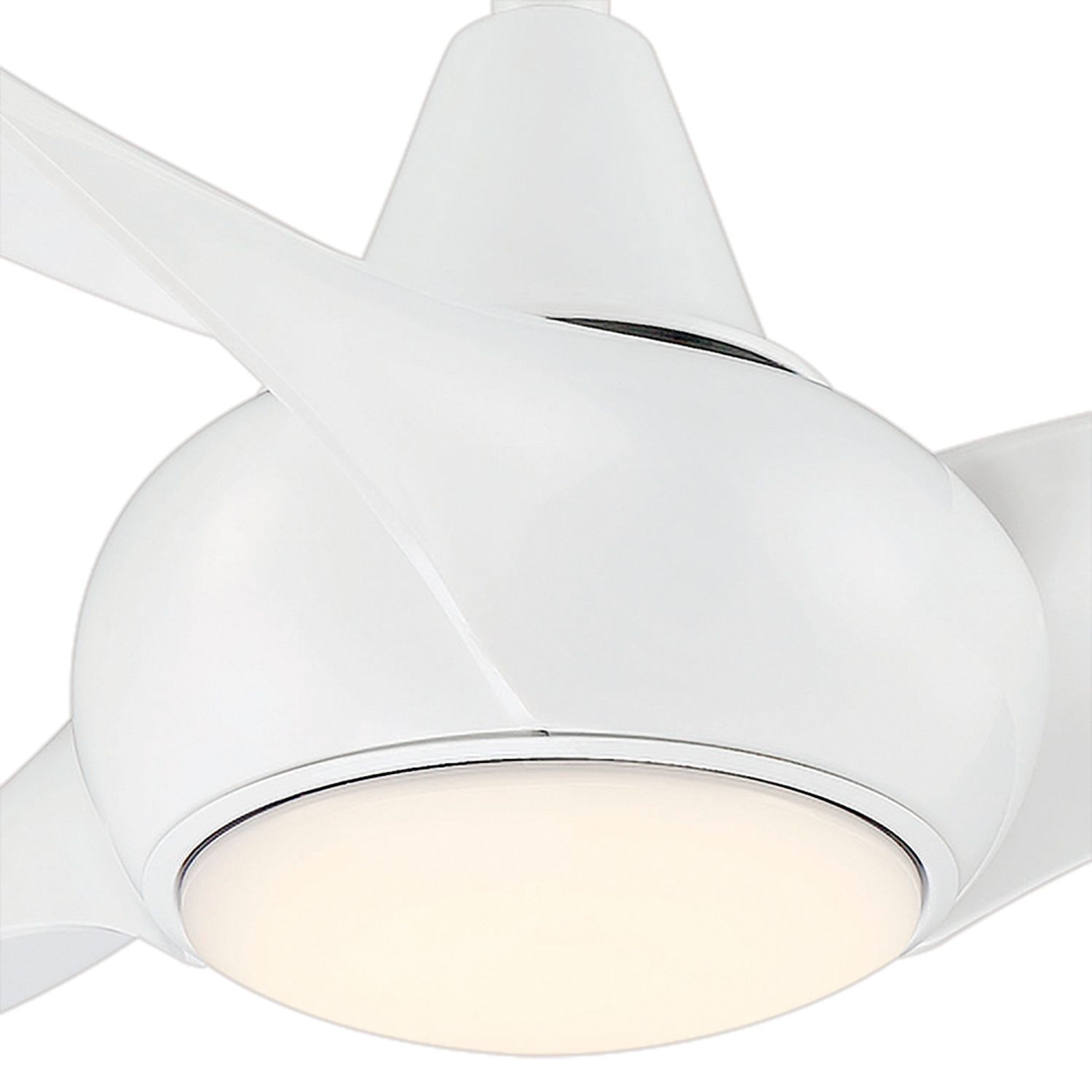 Image 3 Minka Aire Light Wave 44-inch LED White Ceiling Fan more views