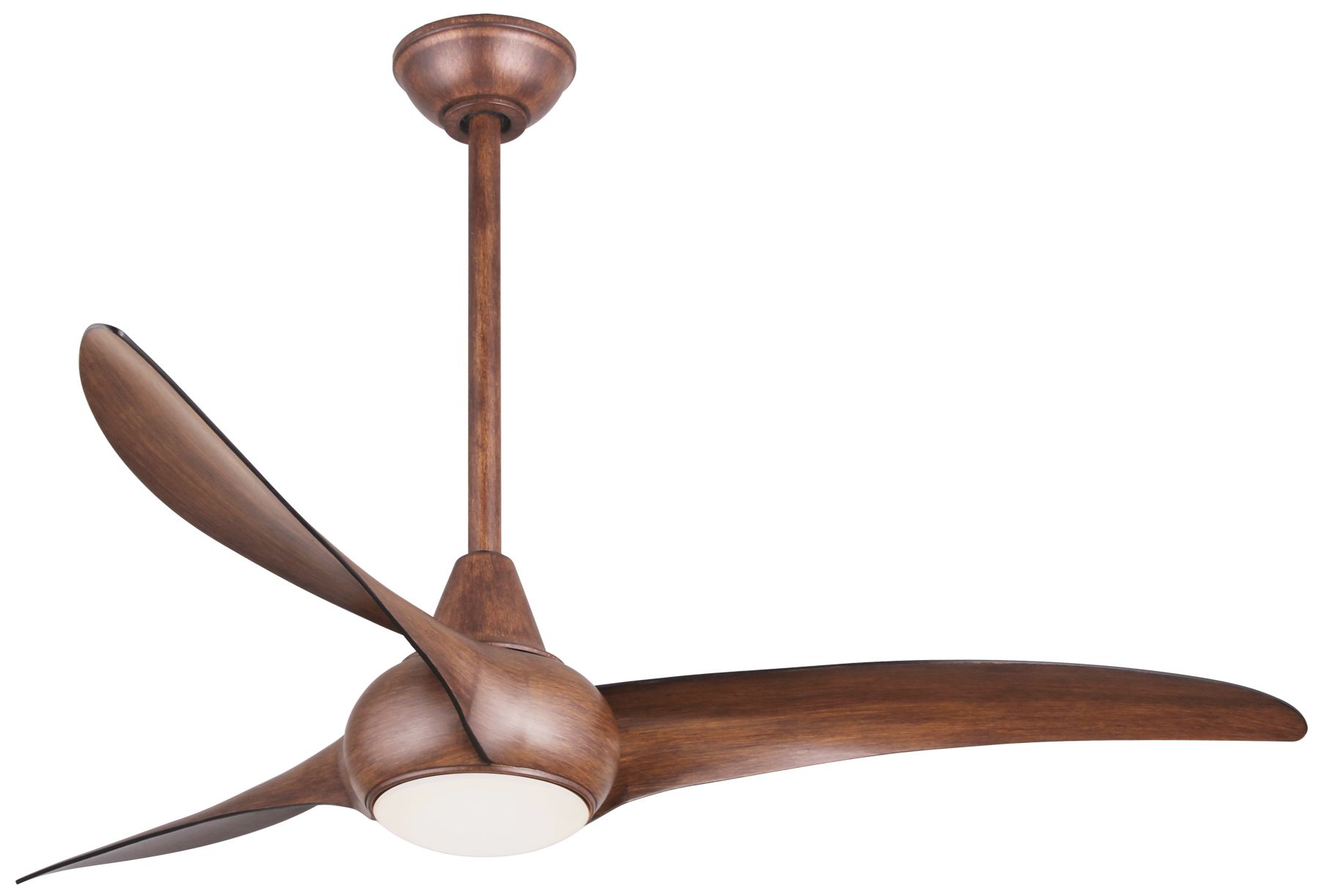 Image 2 Minka Aire Light Wave 52-inch LED Distressed Koa Ceiling Fan