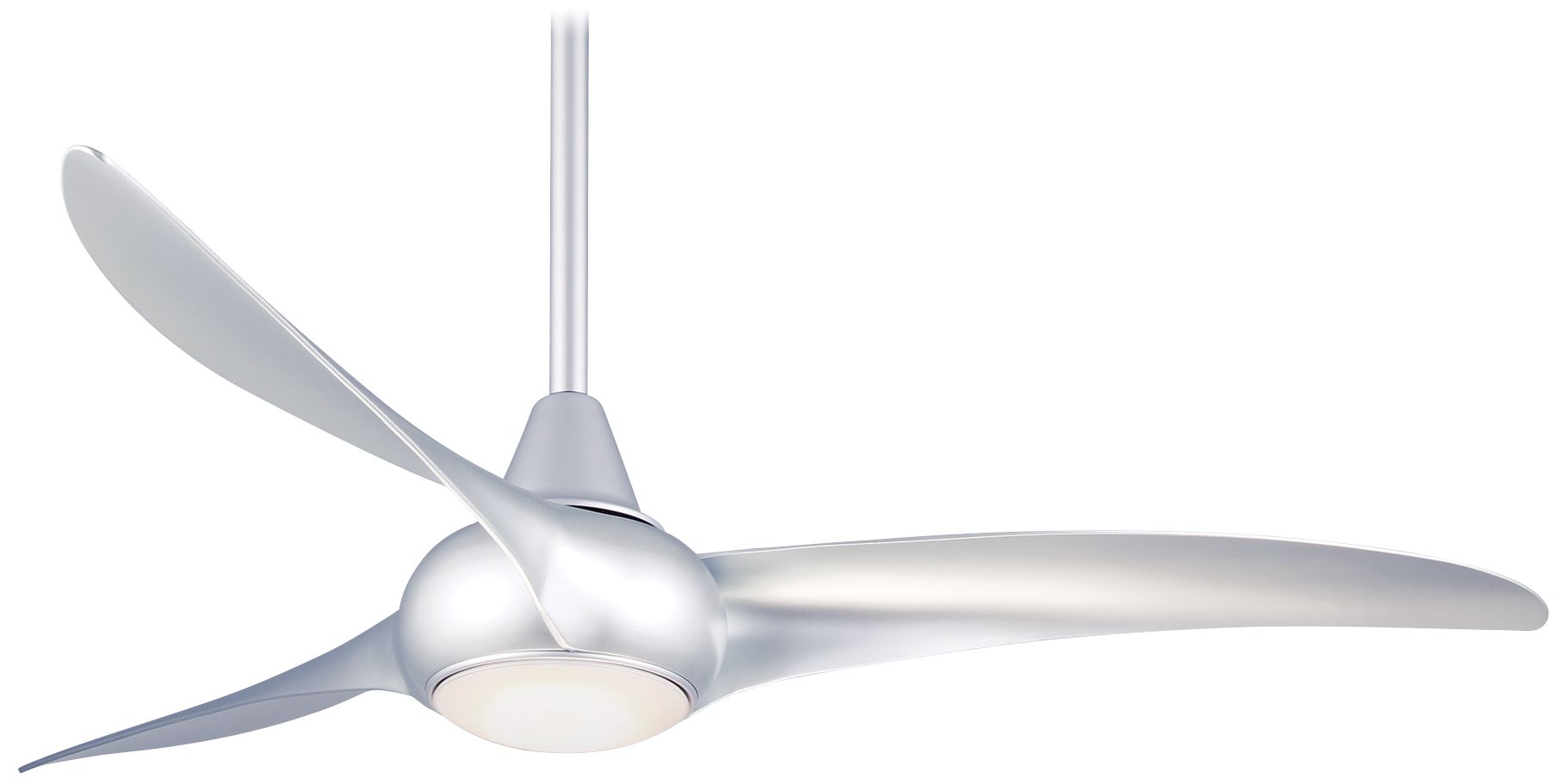 Minka Aire Light Wave 52-inch LED Silver Ceiling Fan