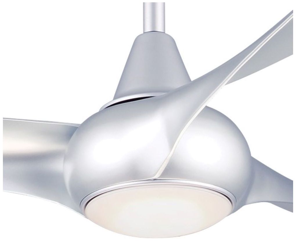 Image 3 Minka Aire Light Wave 52-inch LED Silver Ceiling Fan more views