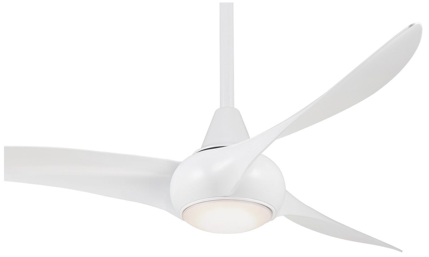 Image 4 Minka Aire Light Wave 52-inch LED White Ceiling Fan more views