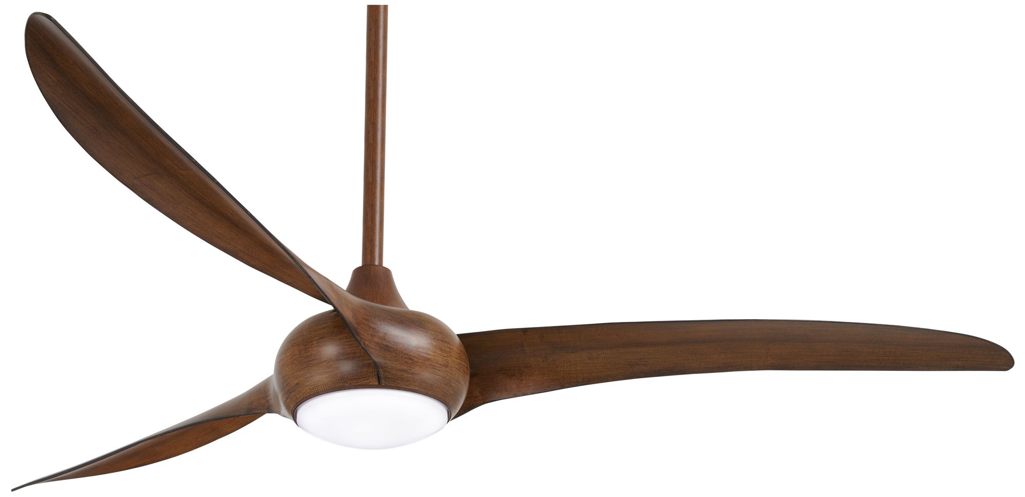 Image 2 Minka Aire Light Wave 65-inch LED Distressed Koa Ceiling Fan