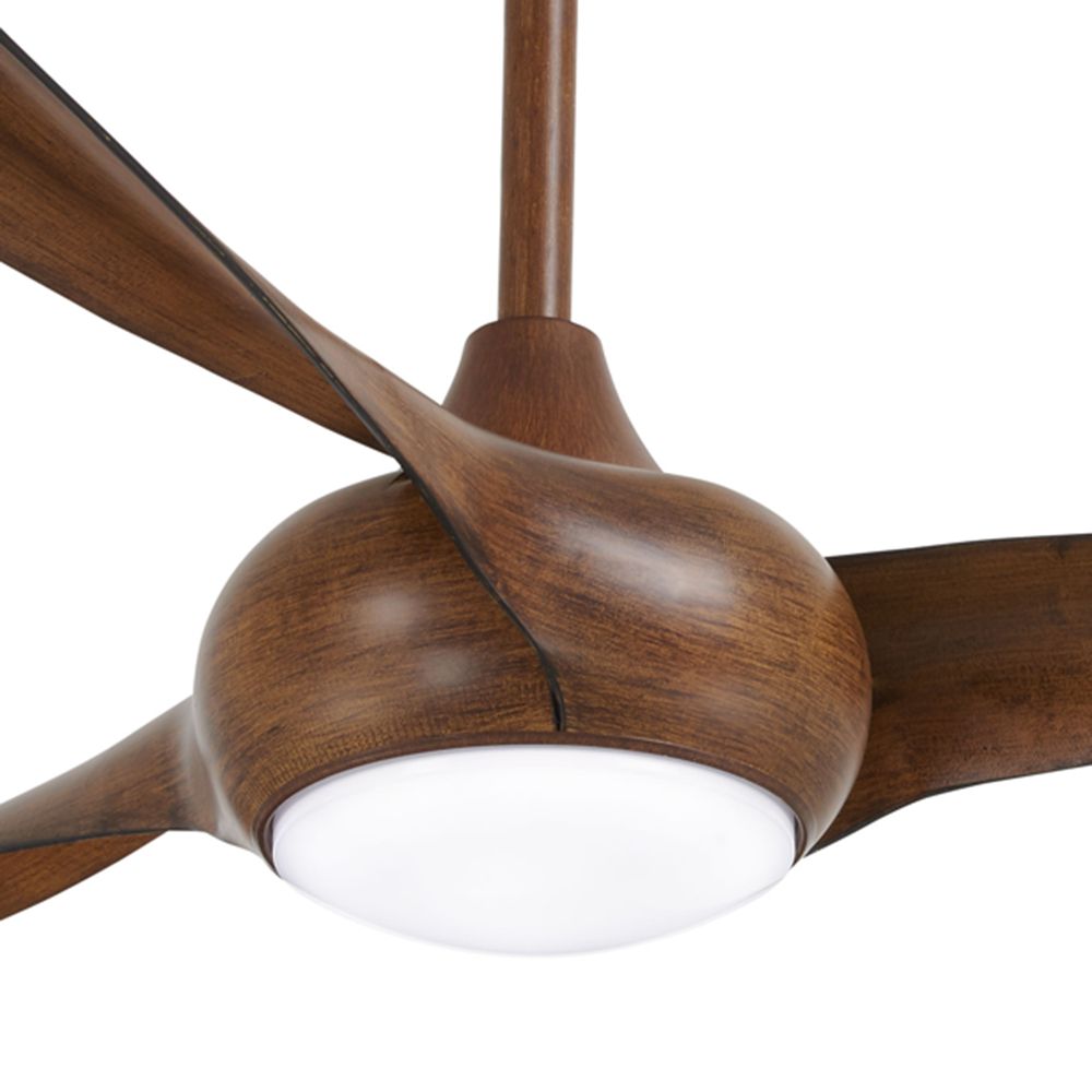 Image 3 Minka Aire Light Wave 65-inch LED Distressed Koa Ceiling Fan more views