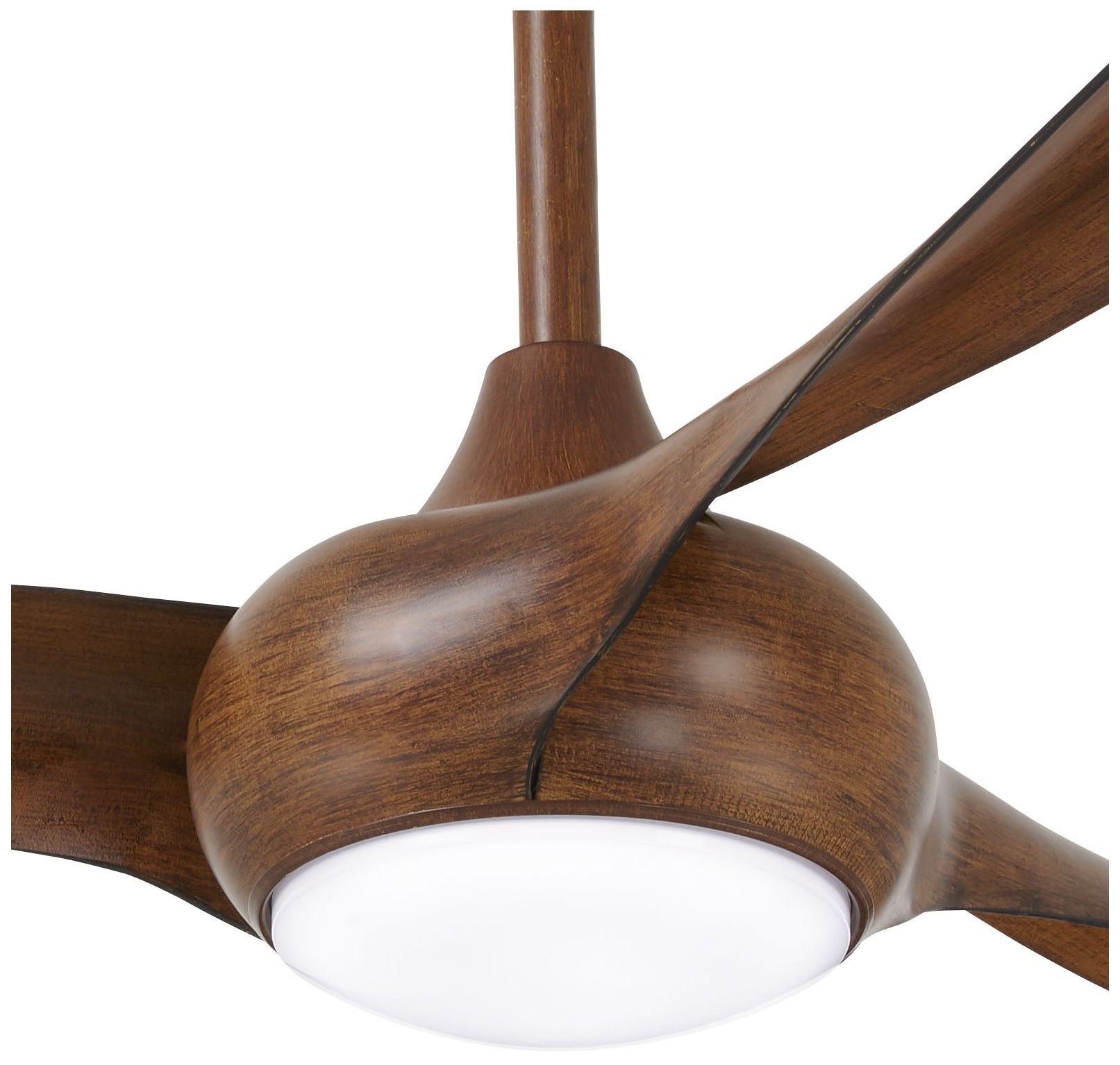 Image 5 Minka Aire Light Wave 65-inch LED Distressed Koa Ceiling Fan more views