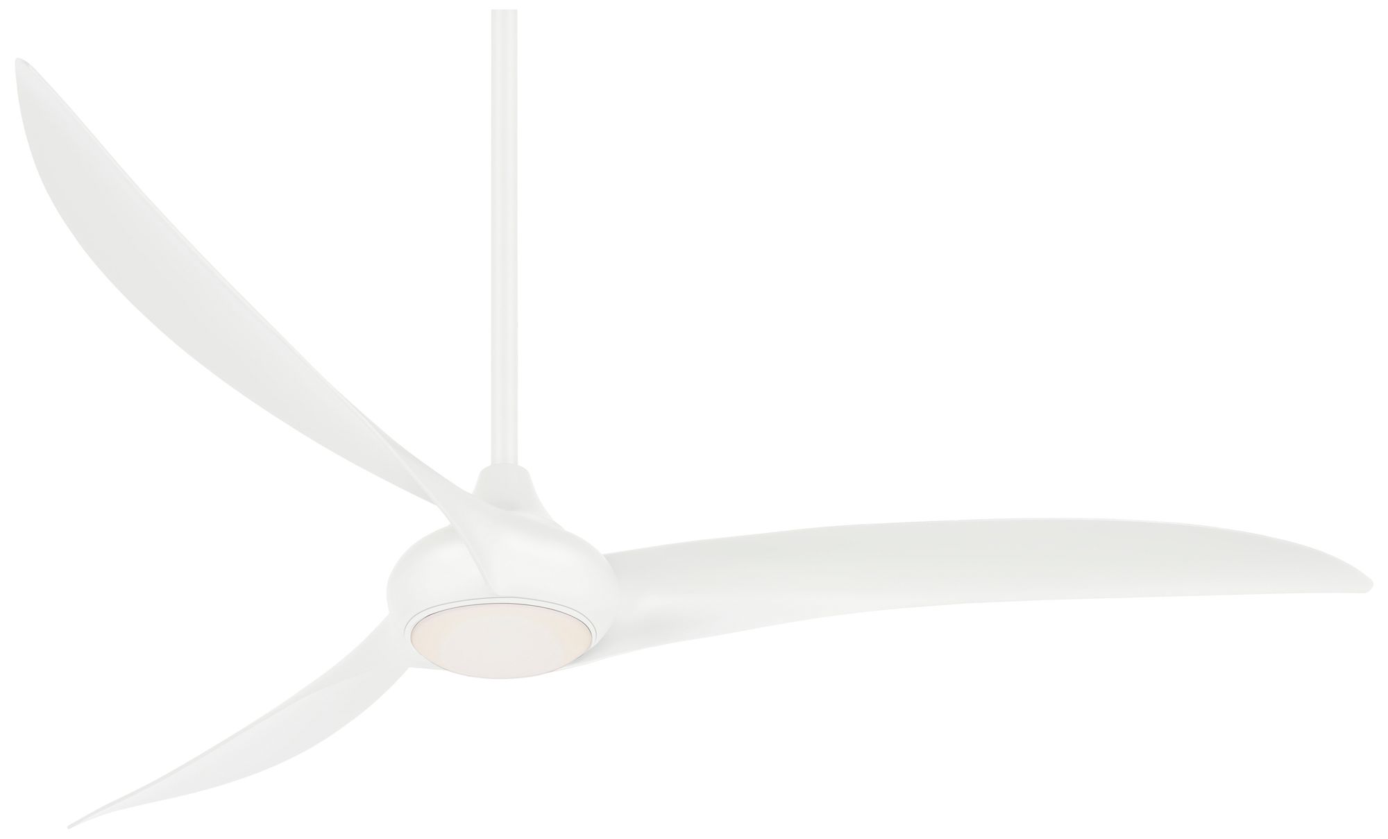Image 2 Minka Aire Light Wave 65-inch LED White Ceiling Fan