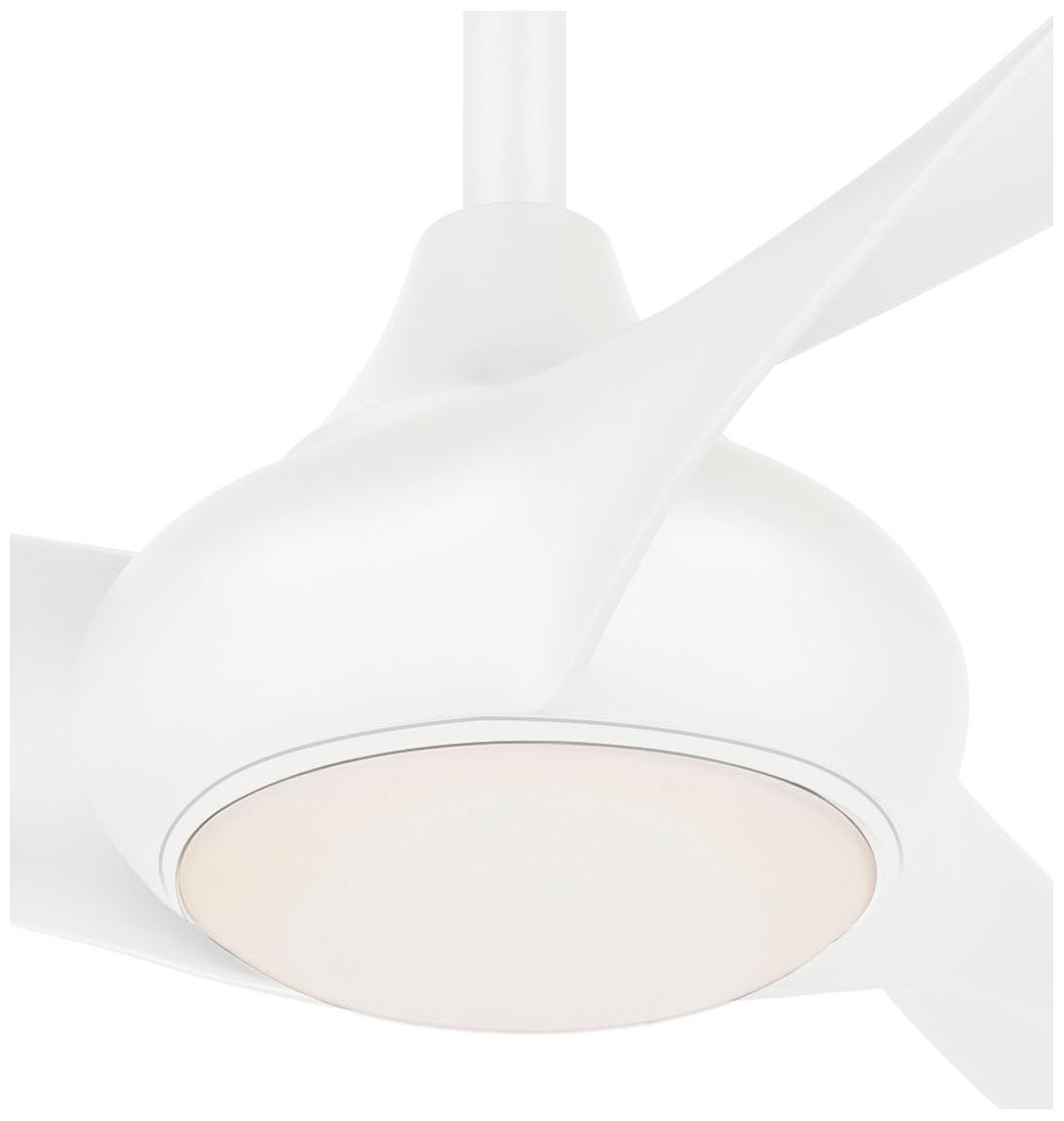 Image 4 Minka Aire Light Wave 65-inch LED White Ceiling Fan more views