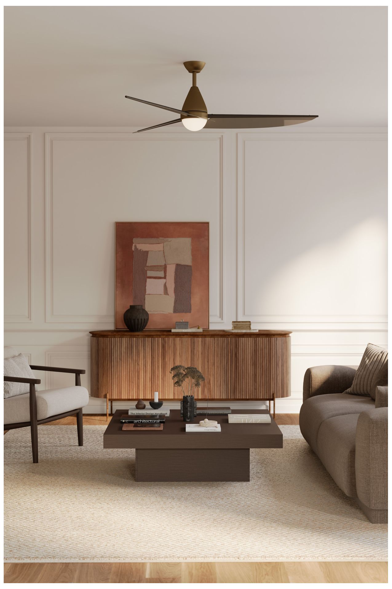 Image 4 Minka Aire Lirden 65in CCT LED Heritage more views