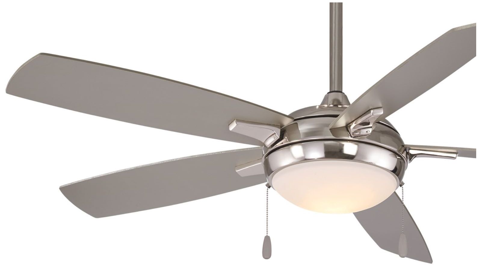 Image 4 Minka Aire Lun-Aire 54-inch LED Brushed Nickel Ceiling Fan more views