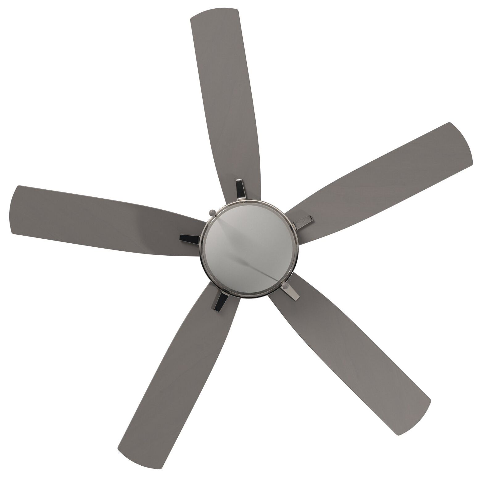 Image 5 Minka Aire Lun-Aire 54-inch LED Brushed Nickel Ceiling Fan more views