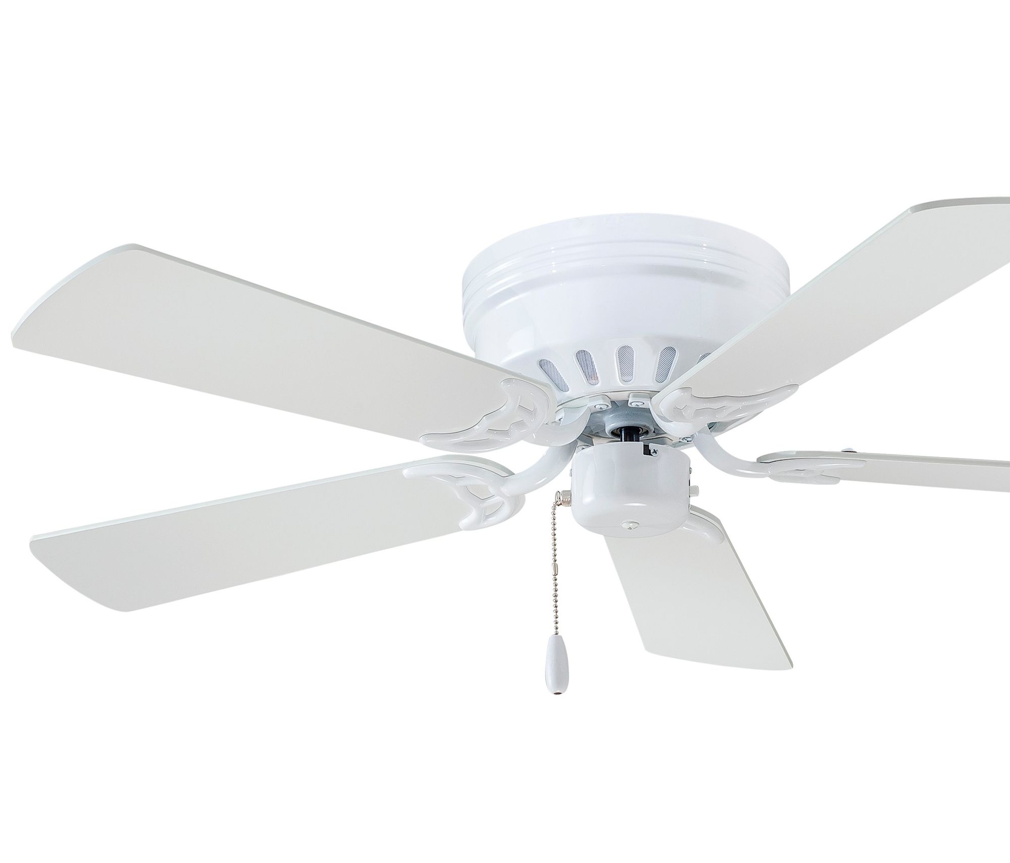 Image 4 Minka Aire Mesa 42-inch White Flush Mount Ceiling Fan, 5-Blades, Indoor more views