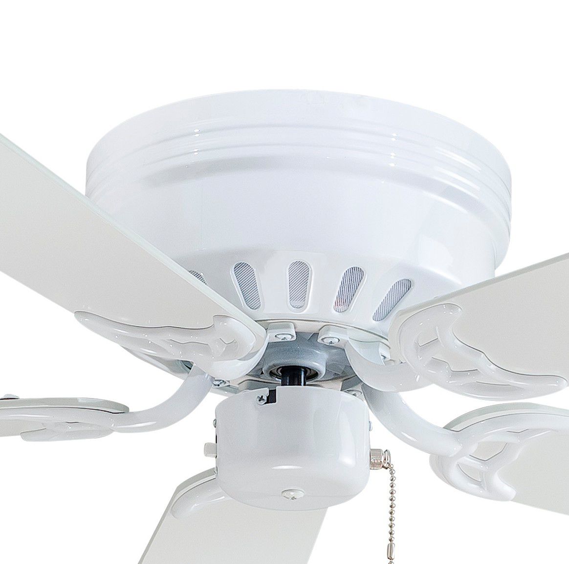 Image 5 Minka Aire Mesa 42-inch White Flush Mount Ceiling Fan, 5-Blades, Indoor more views
