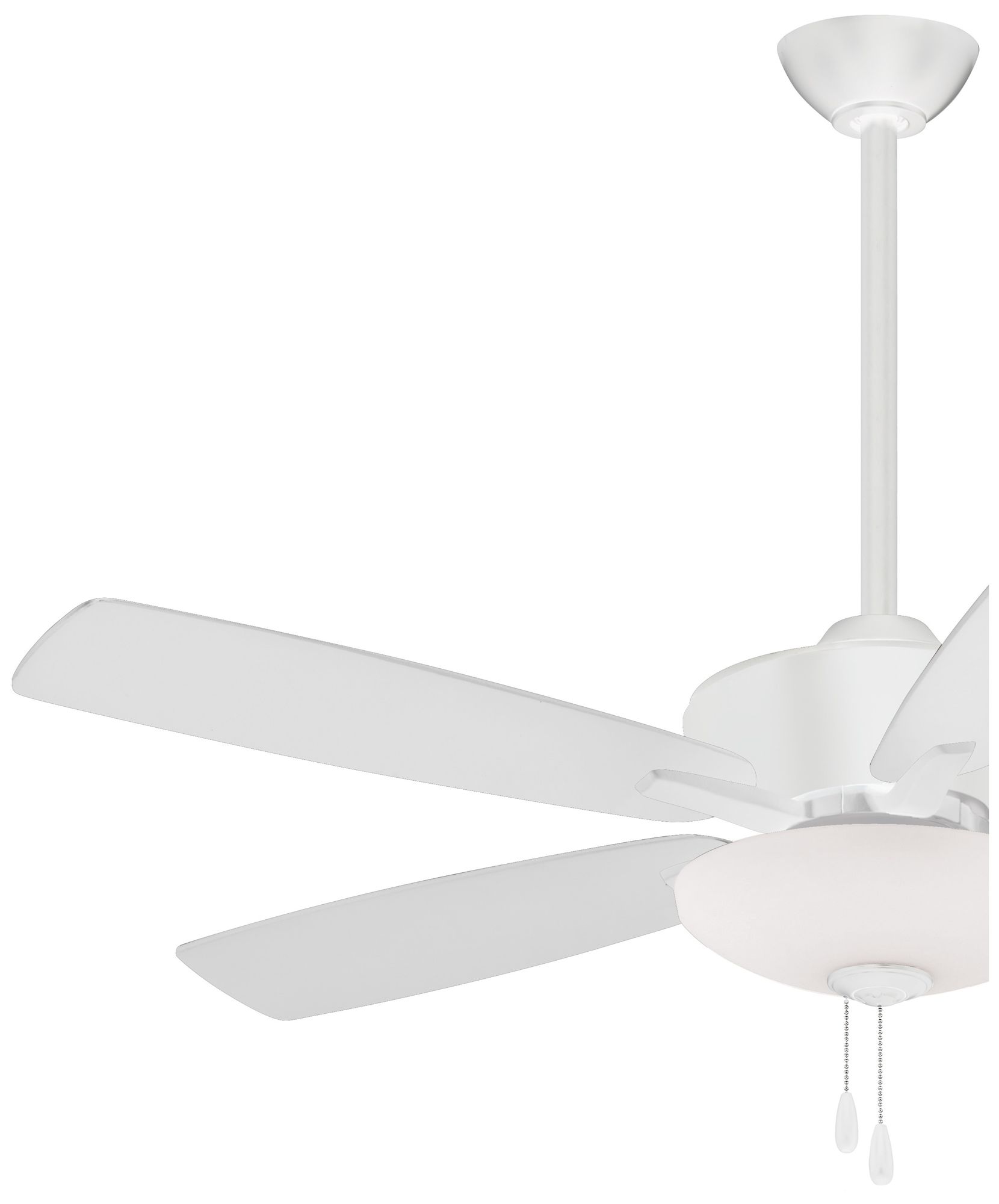 Image 4 Minka Aire Minute 52-in LED Flat White Damp Ceiling Fan more views