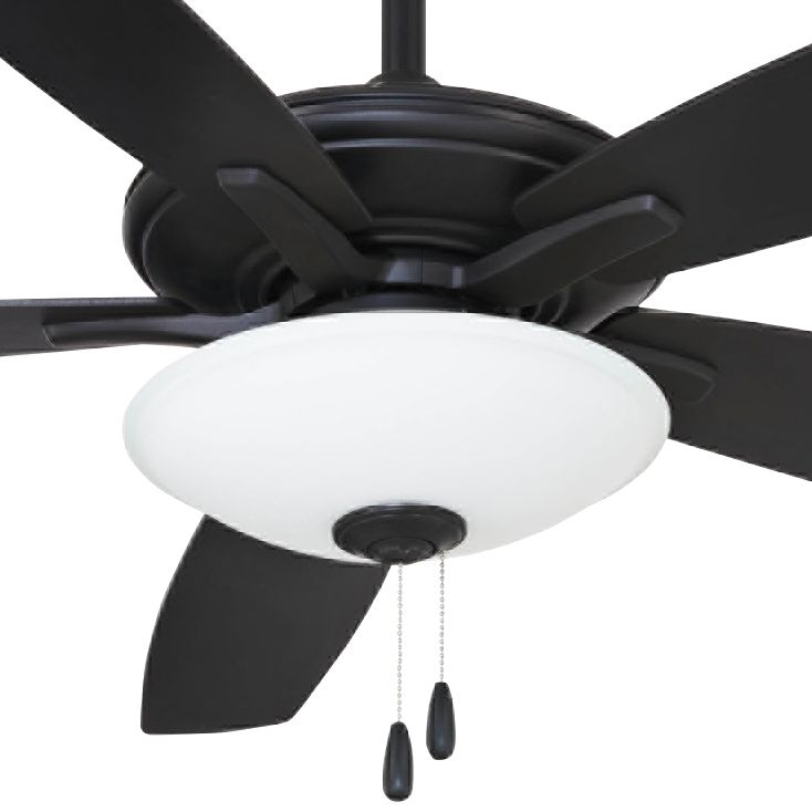 Image 3 Minka Aire Mojo 52-in LED Coal Black Ceiling Fan more views