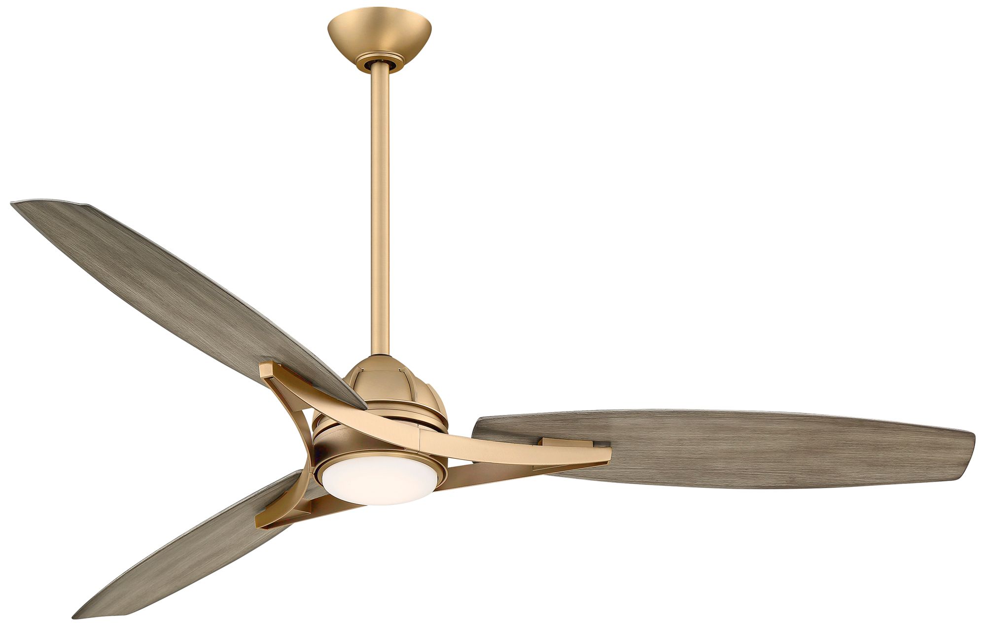 Image 2 Minka Aire Molino 65-inch LED Soft Brass Smart Outdoor Ceiling Fan
