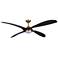 Minka-Aire Mortyn 60-in LED Legacy Brass Indoor/Outdoor 4-Blade Ceiling Fan