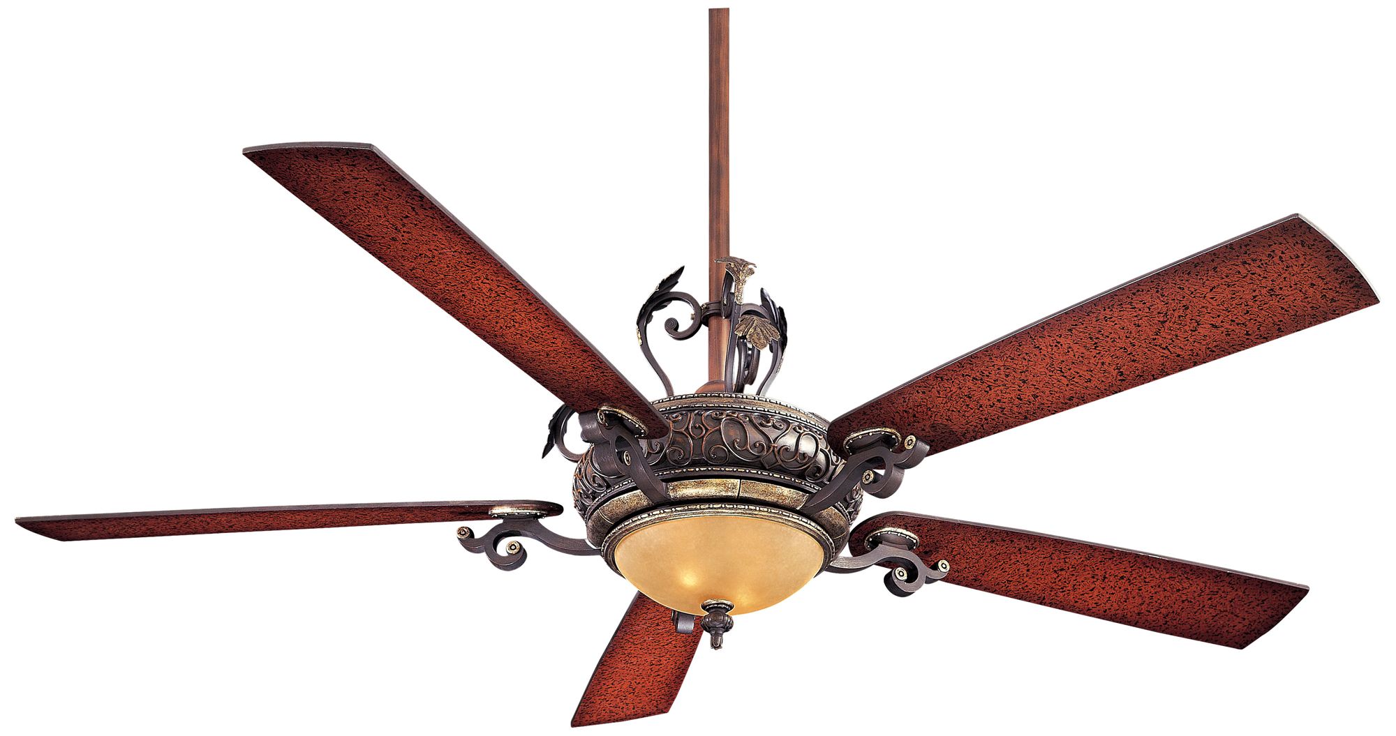 Image 2 Minka Aire Napoli LED 68-inch Sterling Walnut Ceiling Fan