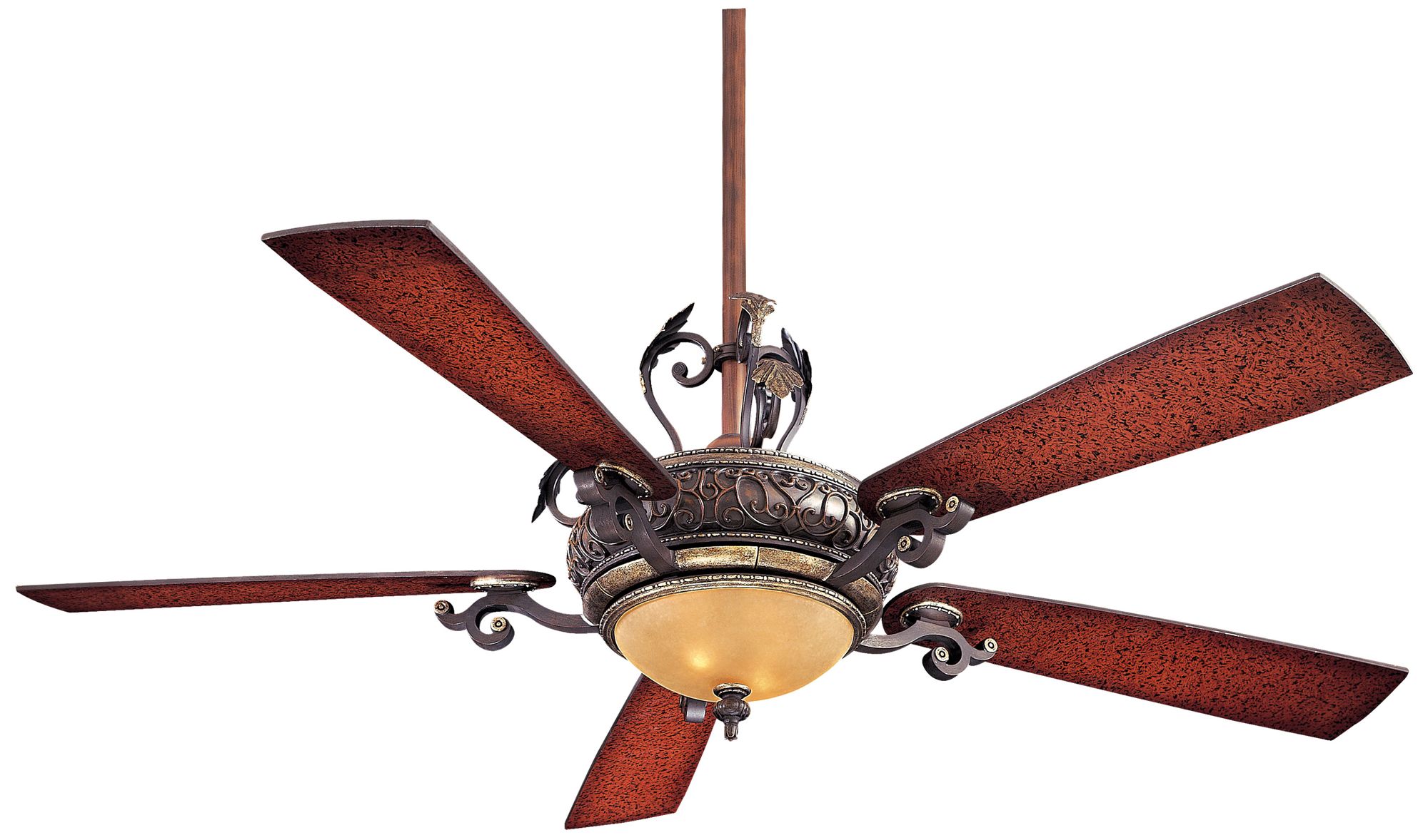 Image 2 Minka Aire Napoli LED 86-inch Sterling Walnut Ceiling Fan