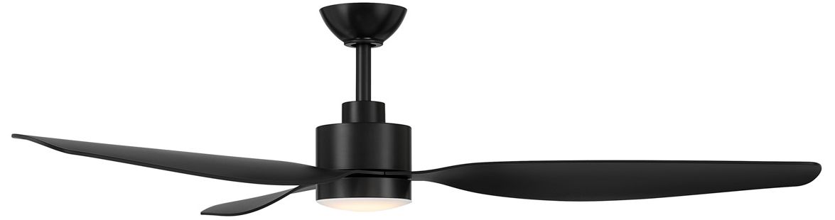Image 5 Minka Aire Norwynd 60-in 5CCT Black Coastal Rated Outdoor Smart Ceiling Fan more views