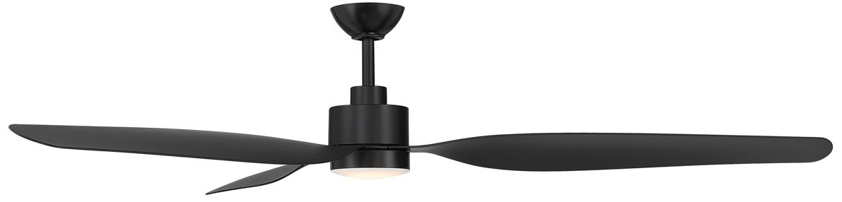 Image 5 Minka Aire Norwynd 72-in 5CCT Black Coastal Rated Outdoor Smart Ceiling Fan more views