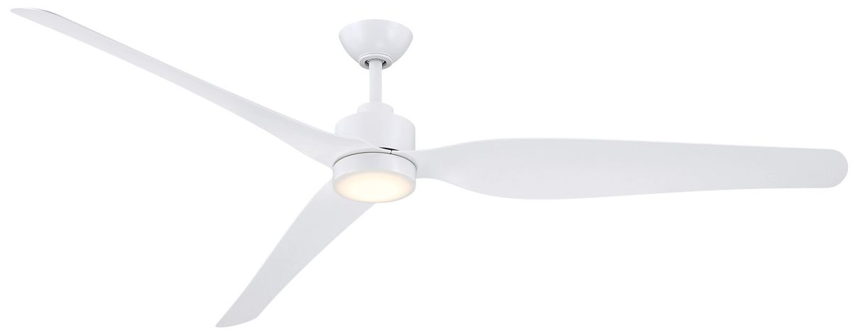 Image 2 Minka Aire Norwynd 72-in 5CCT White Coastal Rated Outdoor Smart Ceiling Fan