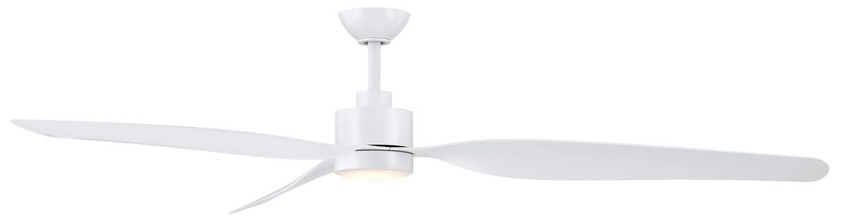 Image 5 Minka Aire Norwynd 72-in 5CCT White Coastal Rated Outdoor Smart Ceiling Fan more views