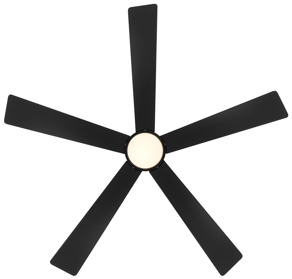 Image 3 Minka Aire Oovin 54-in CCT LED Coal Blac more views