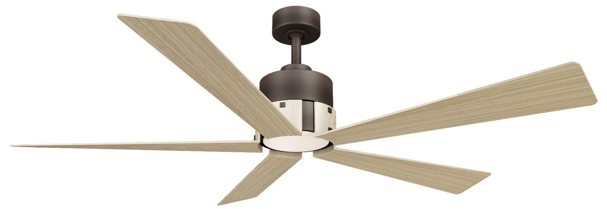 Minka Aire Oovin 54-in CCT LED Dark Bron