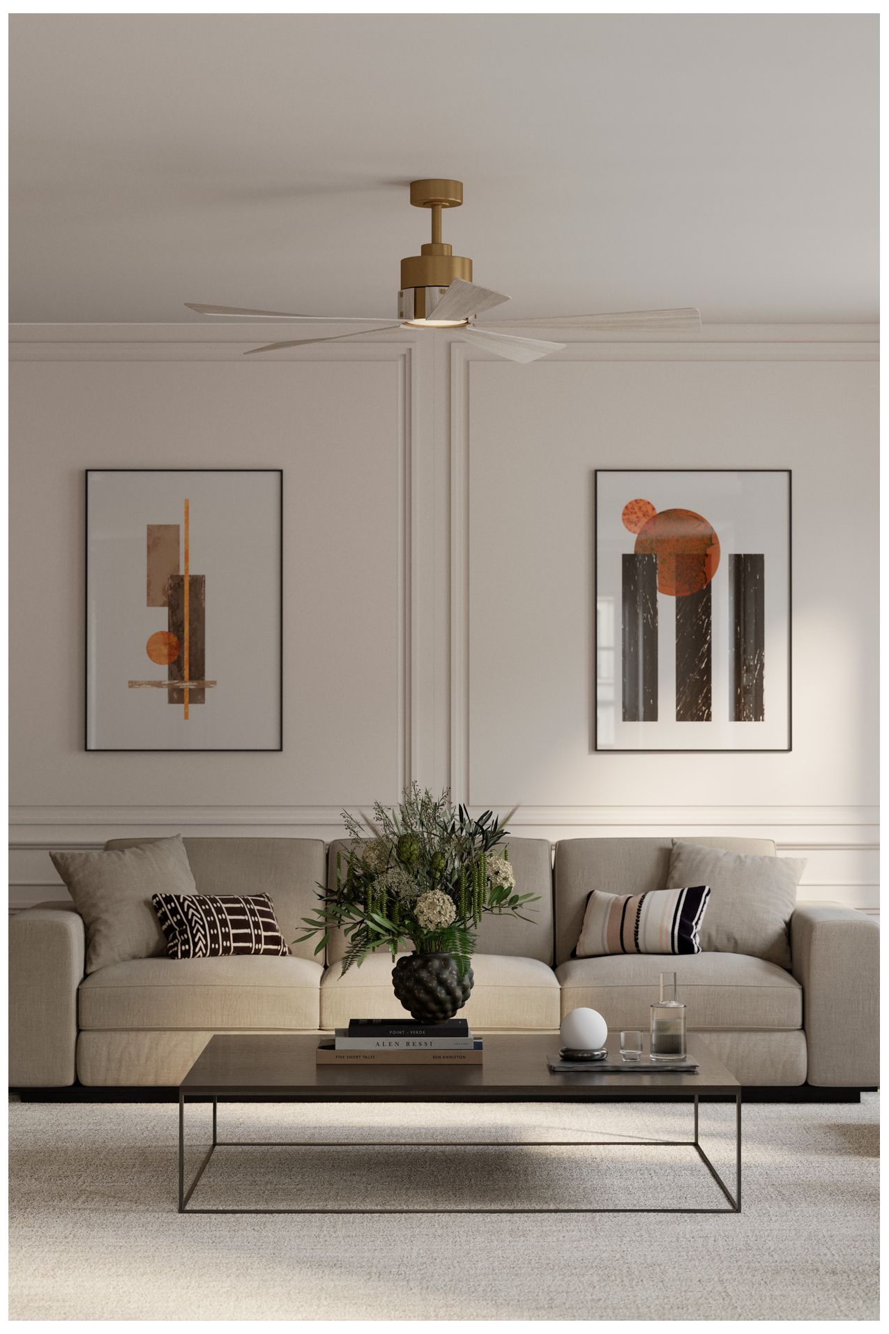 Image 5 Minka Aire Oovin 54-in CCT LED Heritage more views