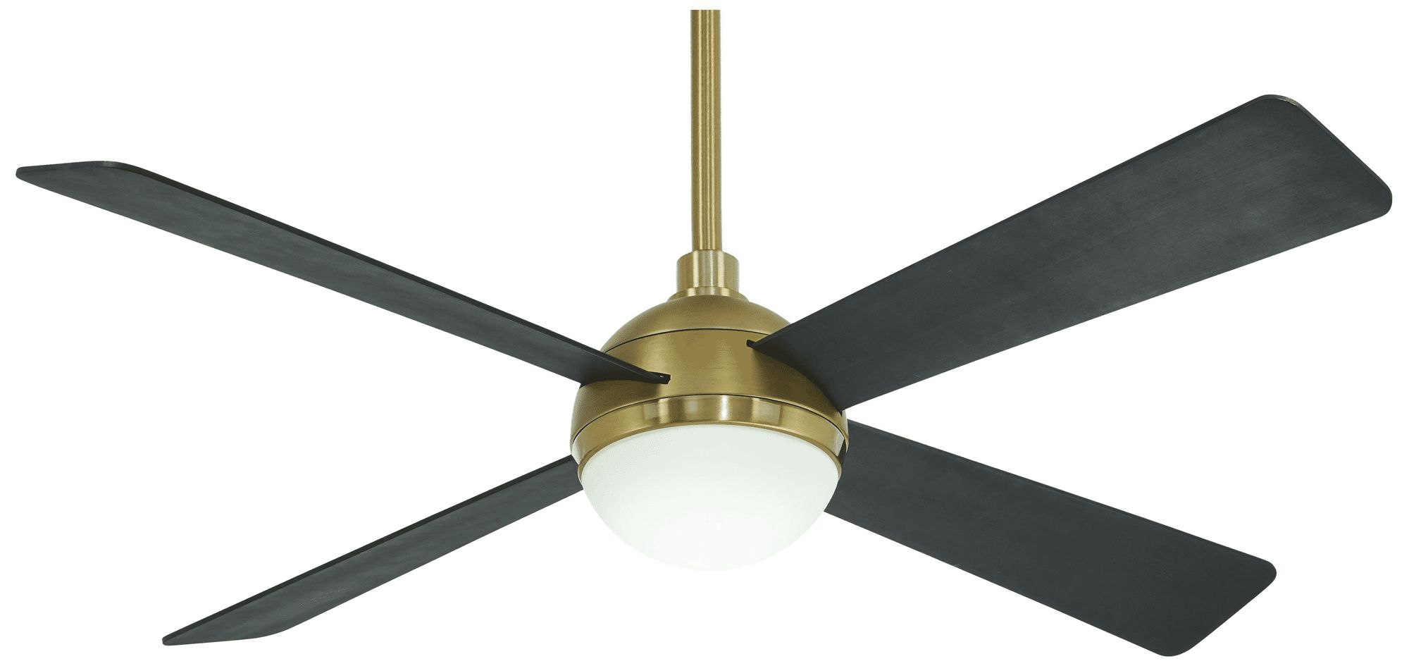 Image 2 Minka Aire Orb 54-inch LED Brushed and Soft Brass Ceiling Fan