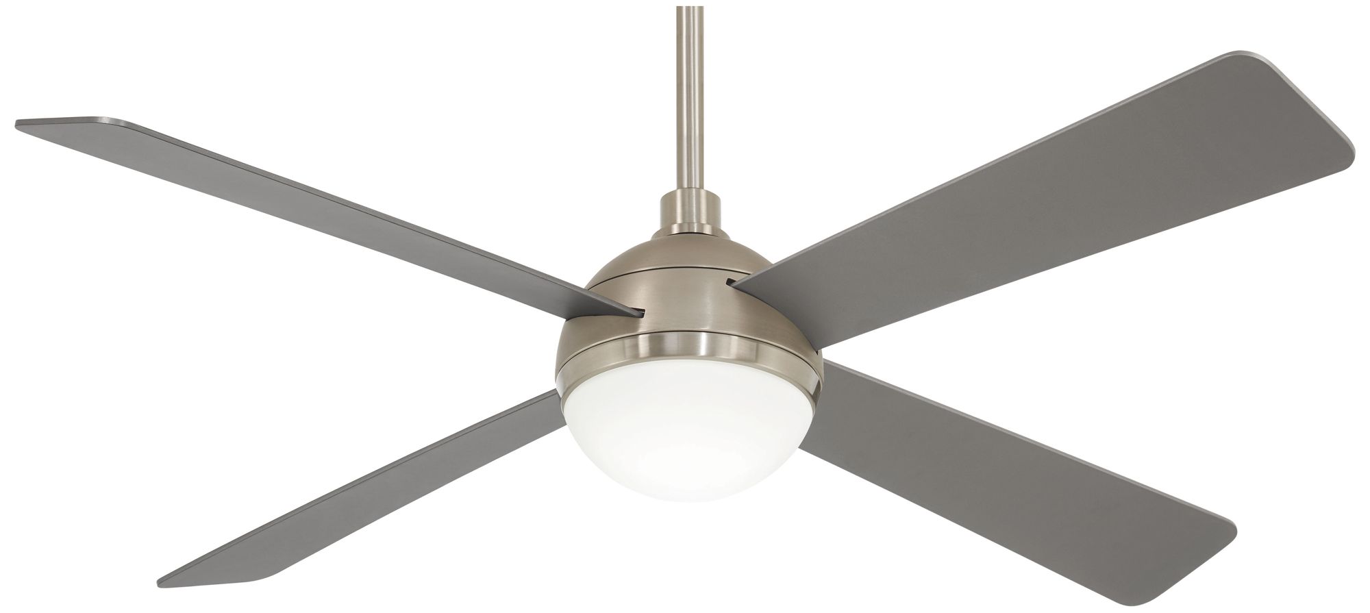 Image 2 Minka Aire ORB 54-inch LED Brushed Steel and Nickel Ceiling Fan