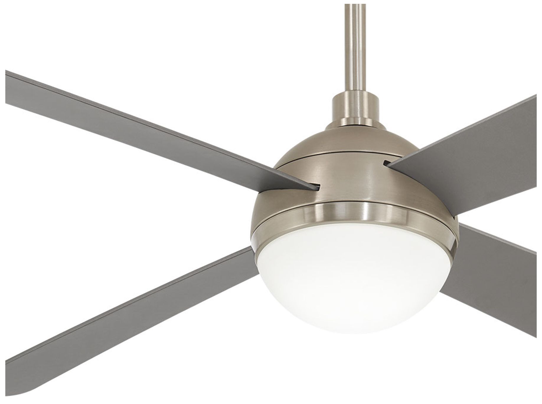 Image 3 Minka Aire ORB 54-inch LED Brushed Steel and Nickel Ceiling Fan more views