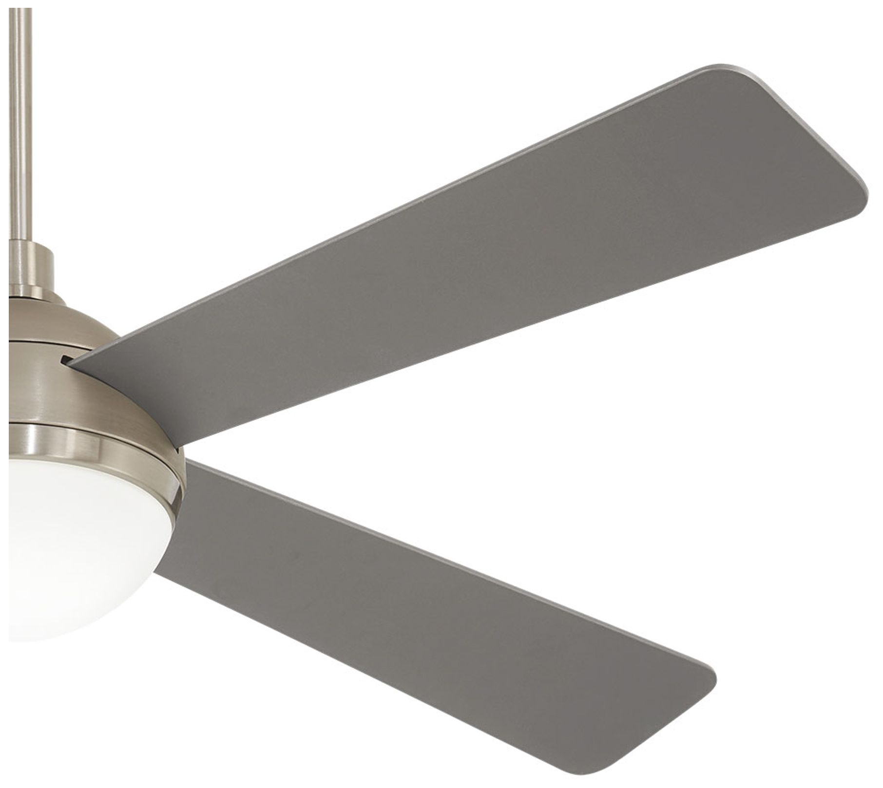 Image 4 Minka Aire ORB 54-inch LED Brushed Steel and Nickel Ceiling Fan more views