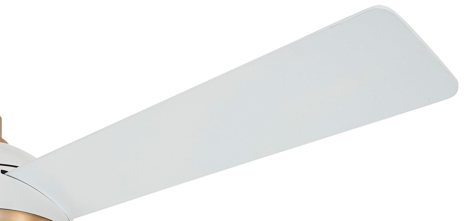 Image 4 Minka Aire Orb LED 54-inch Flat White and Soft Brass Ceiling Fan more views