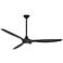 Minka-Aire Pierce 65-in LED Coal Black Indoor 3-Blade Smart Ceiling Fan